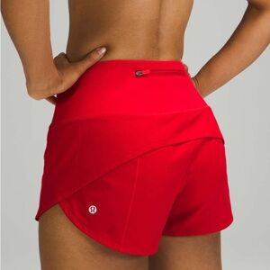 Lululemon Speed Up High-Rise Short 2.5" - NWOT - Dark Red